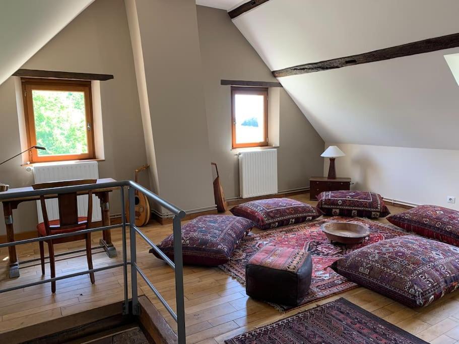 Maison De Charme En Pleine Nature Saint-Germain-des-Grois エクステリア 写真